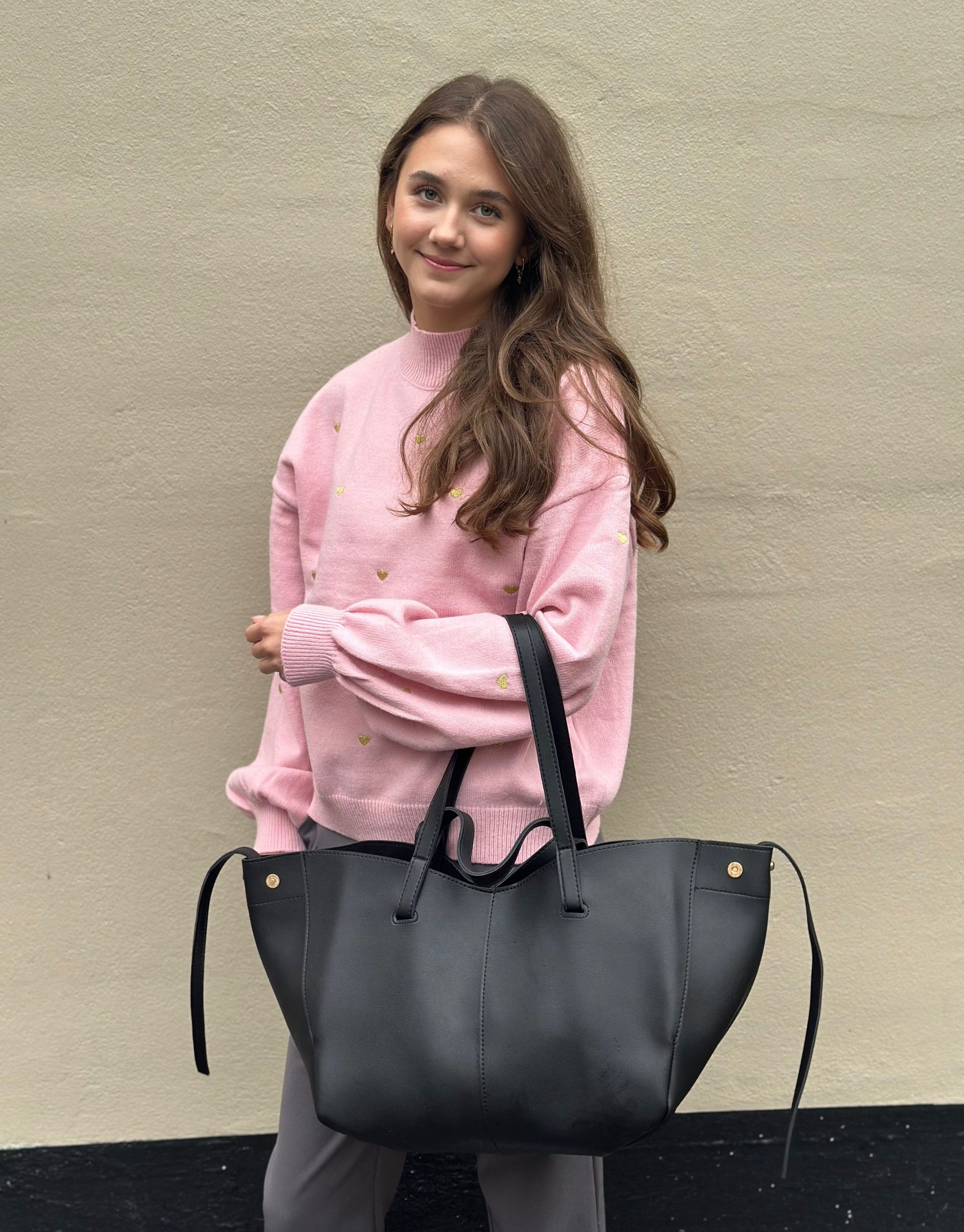 Lækker striktøje i lyserød med hjerter.