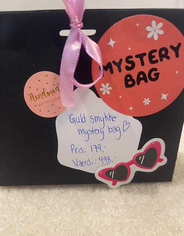 Smykke mystery bag, guld