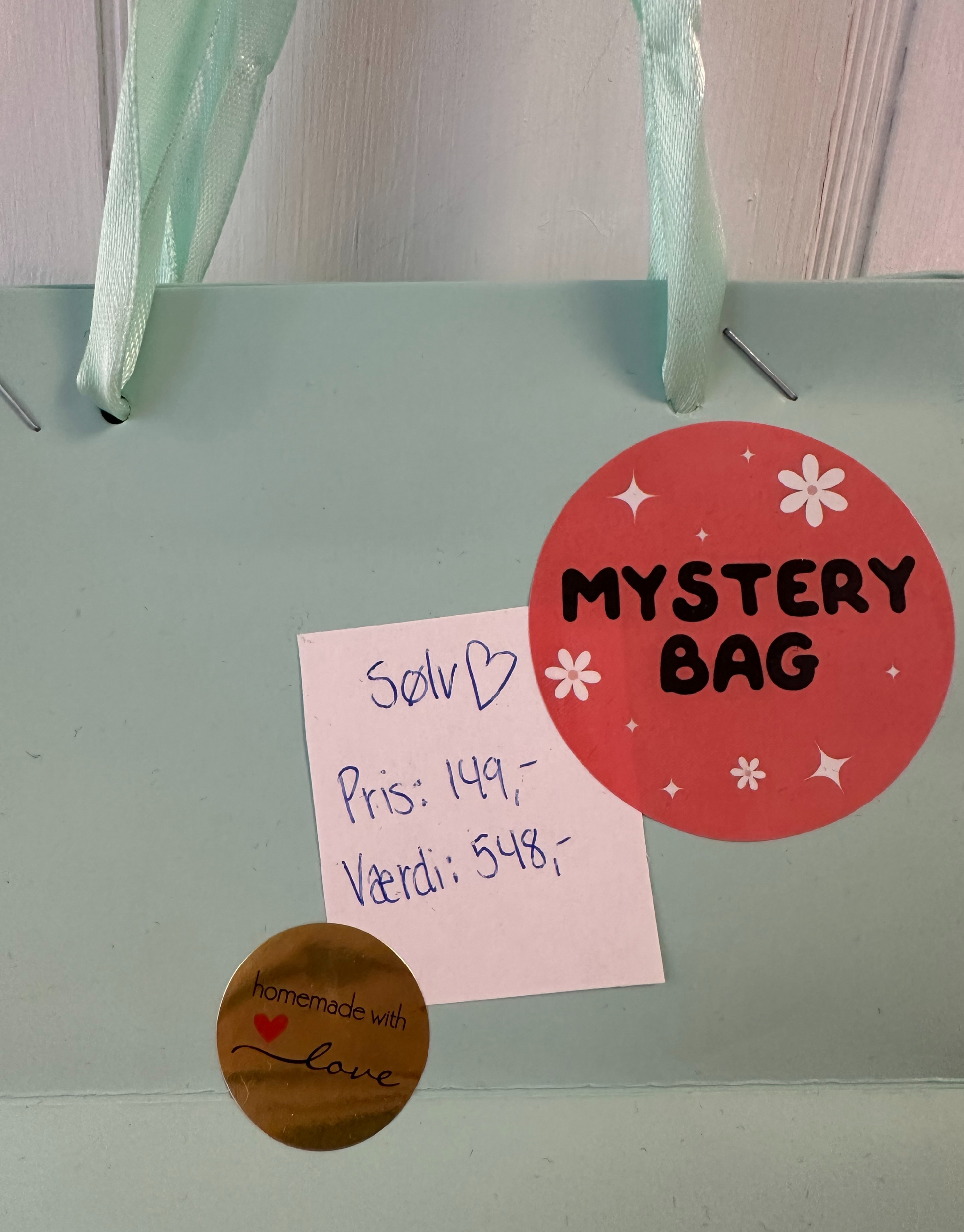 Mystery bag med sølv smykker til kun 149,- men du får altså værdi for 548,-