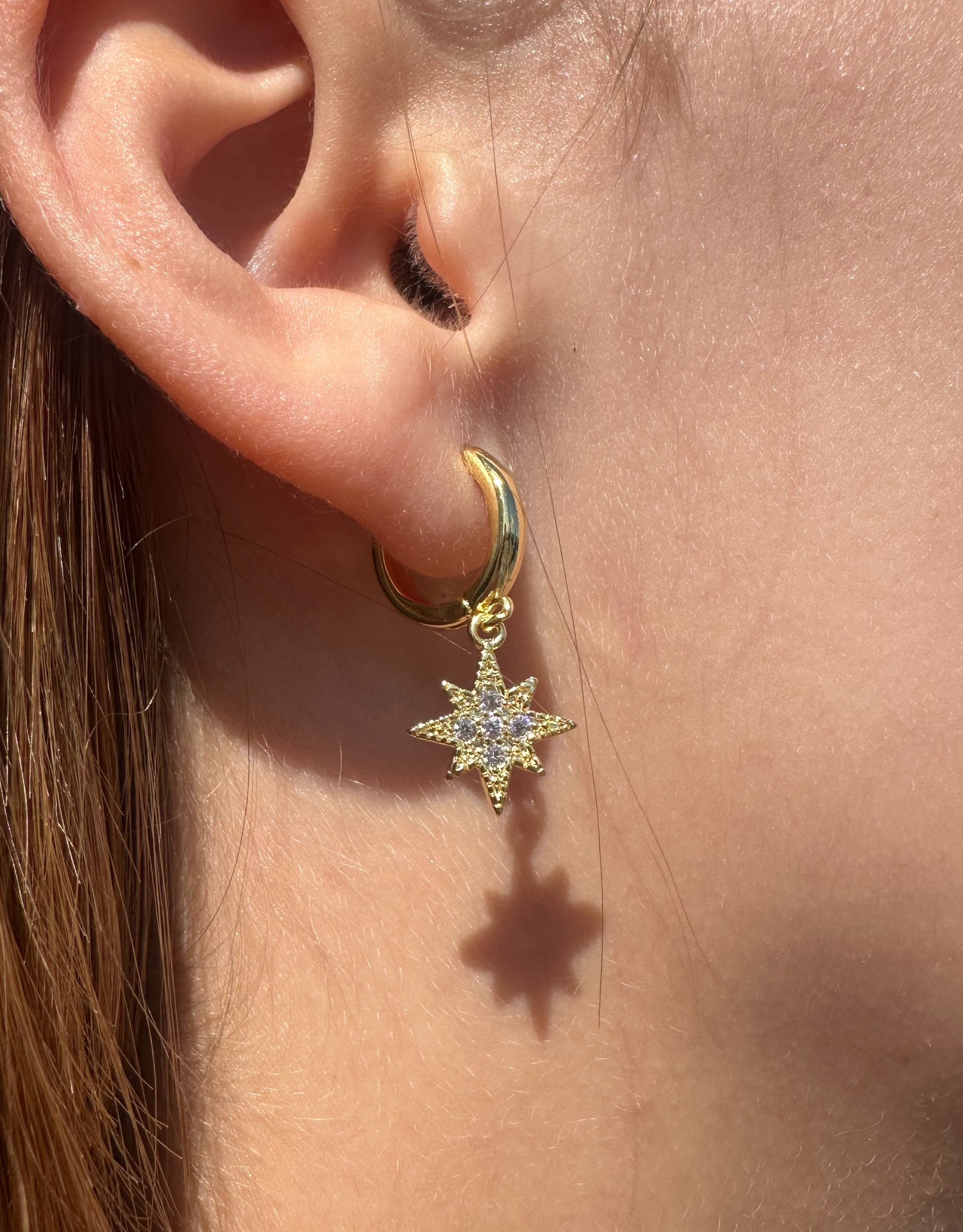 Trendy øreringe i sternedesign!