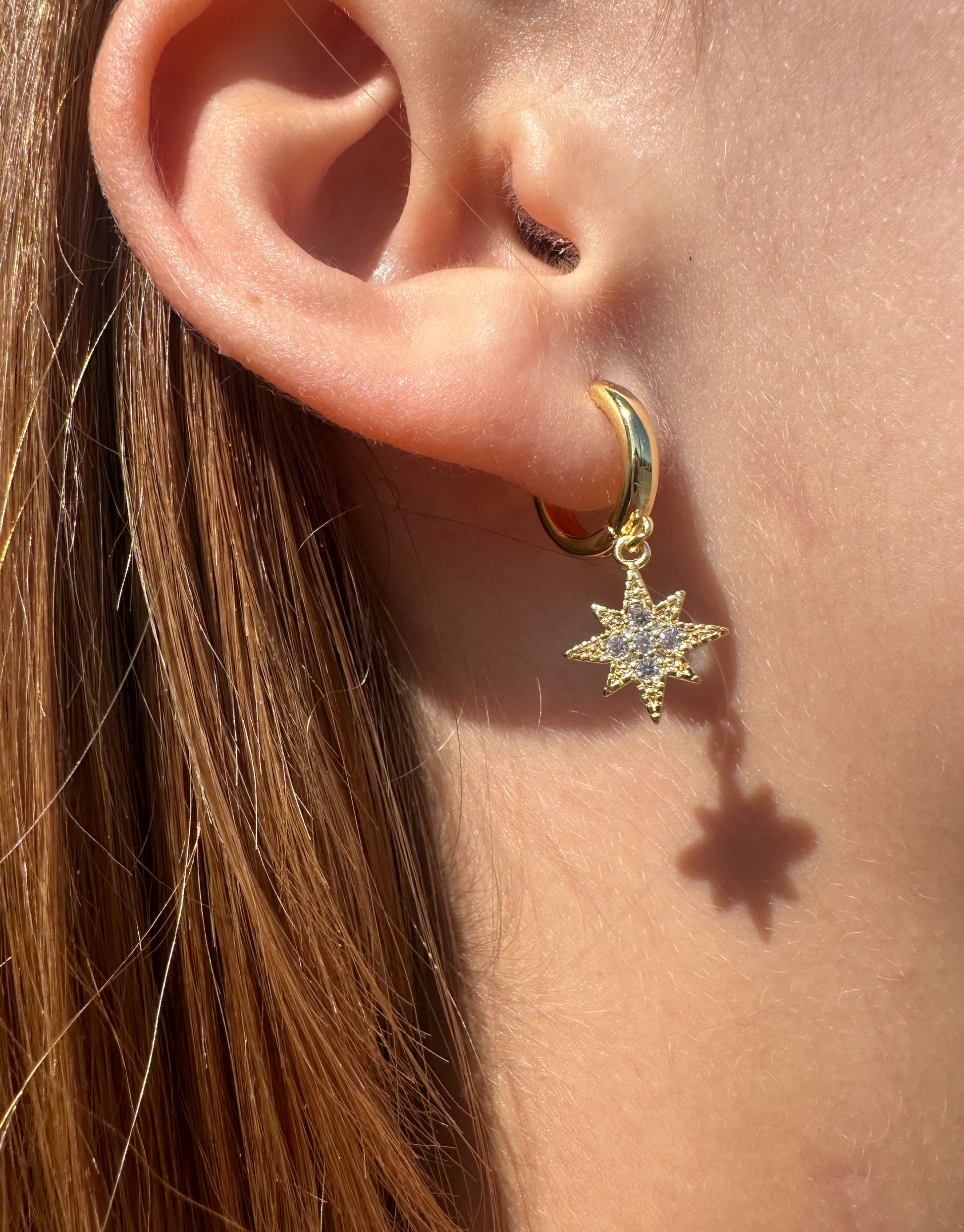 Trendy øreringe i sternedesign!