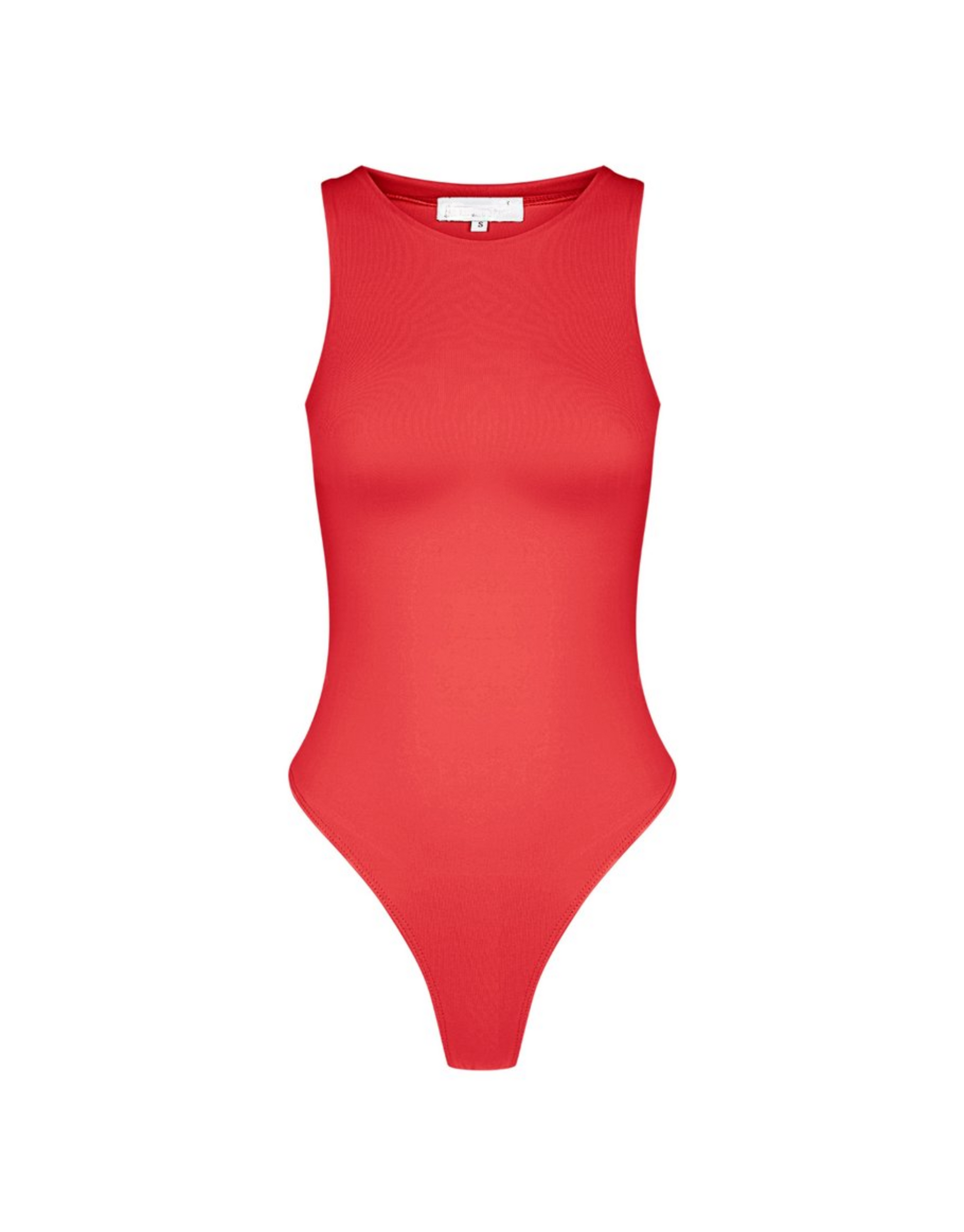 Smuk shapewear bodystocking i rød.