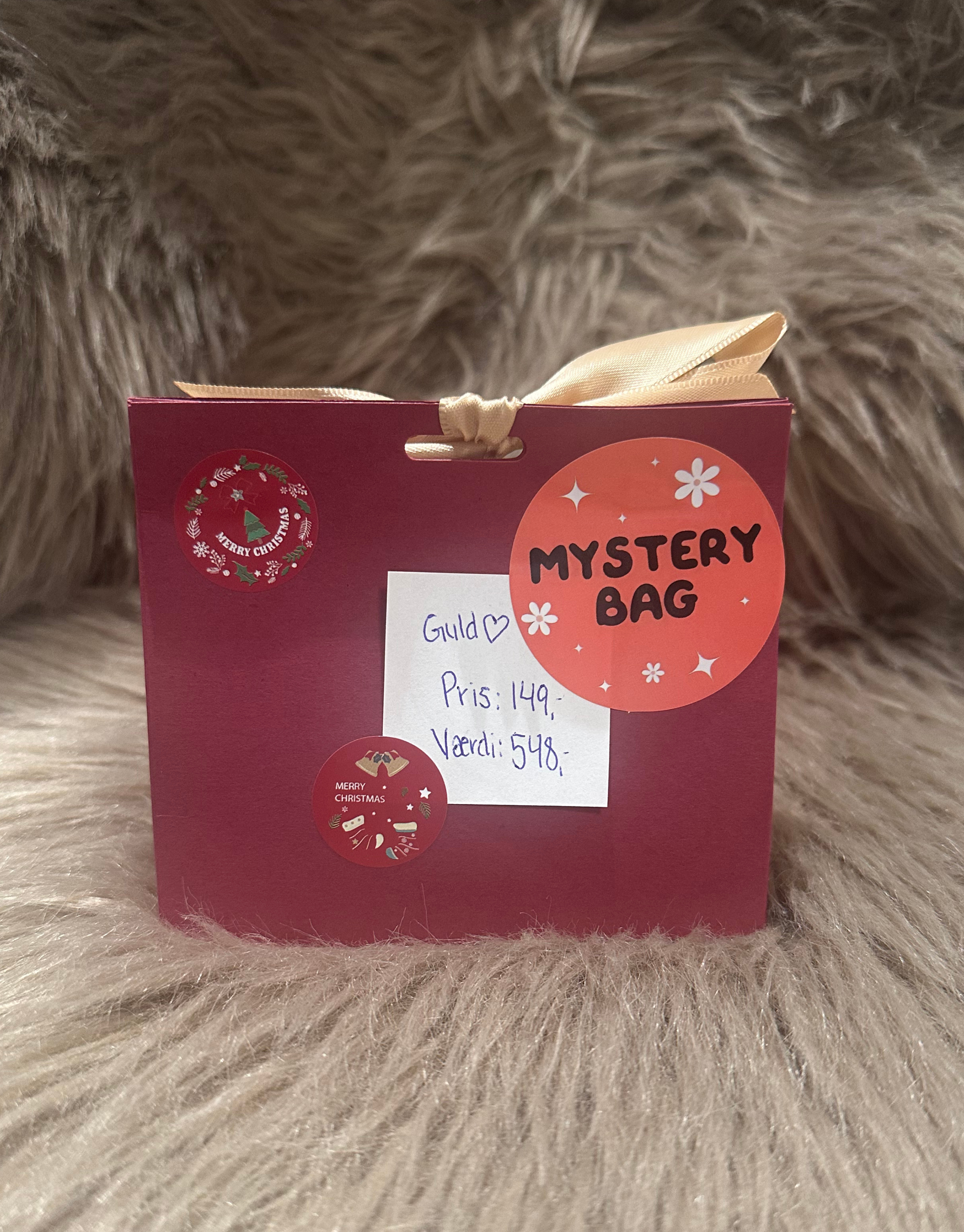 Mystery bag med guld smykker til kun 149,- men du får altså værdi for 548,-