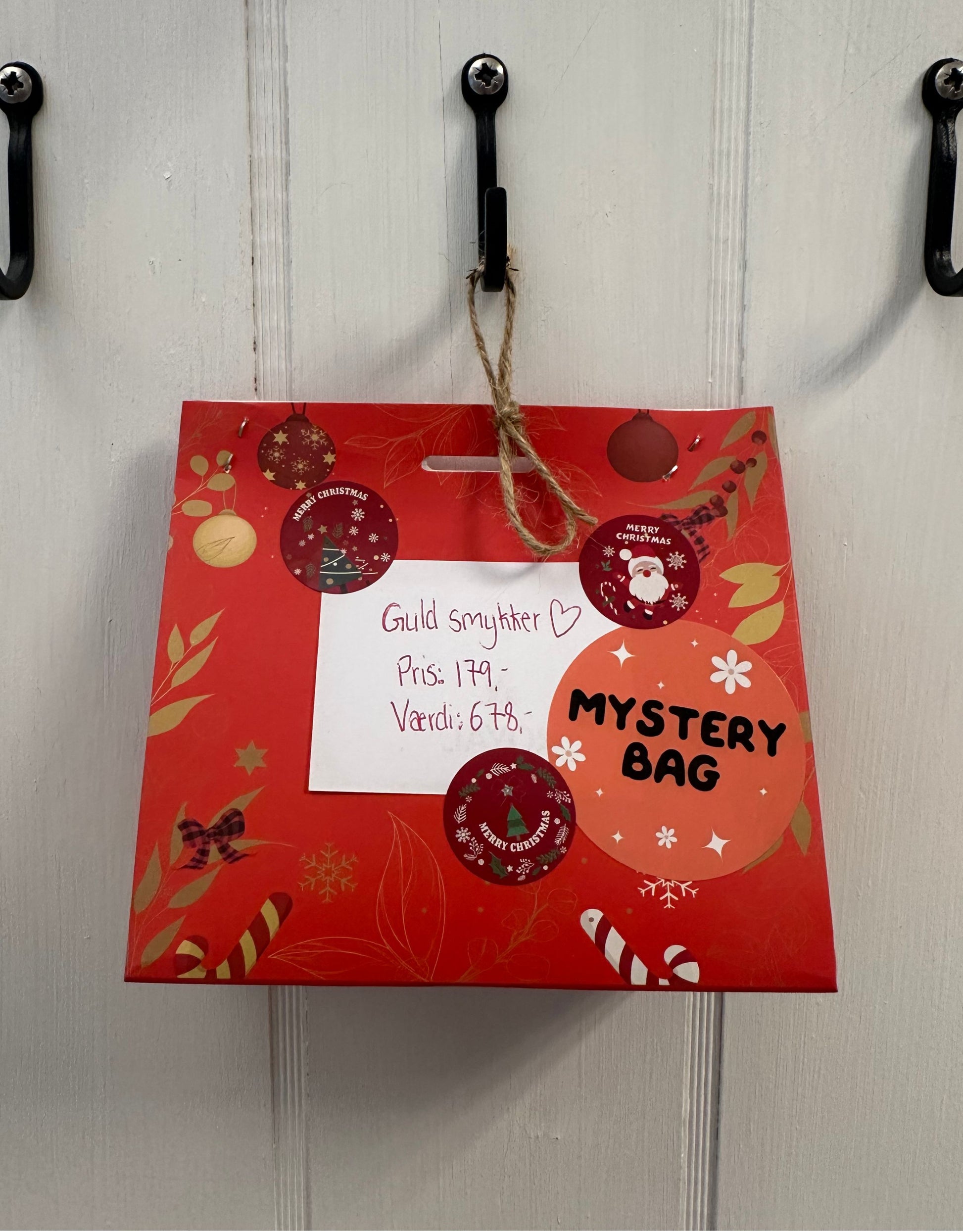 Mystery bag med guld smykker til kun 179,- men du får altså værdi for 678,-