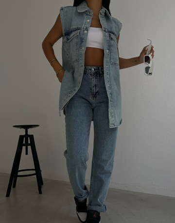 Khloe denim vest